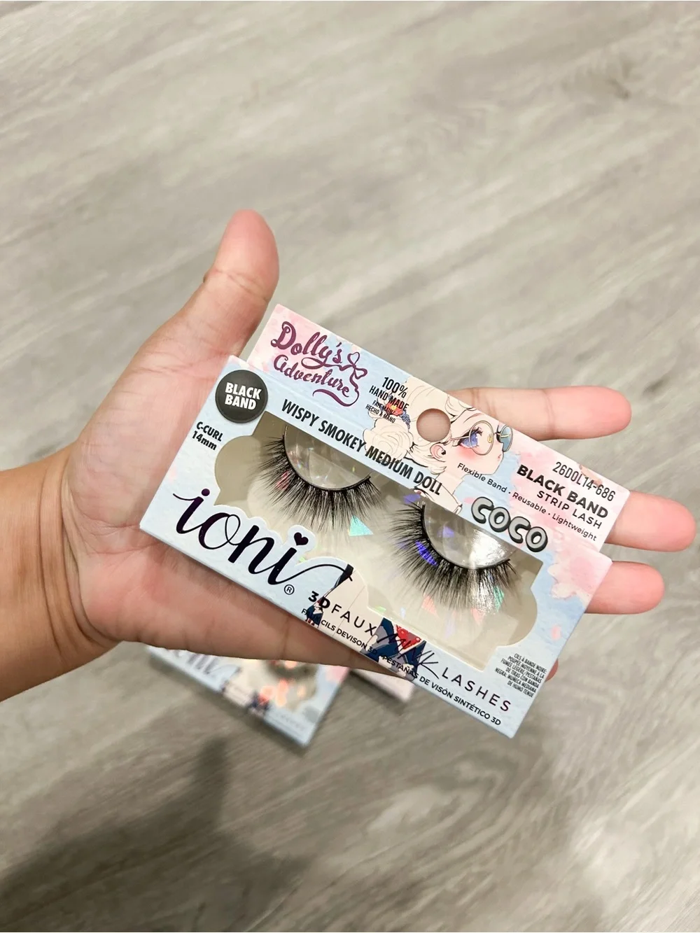 Ioni Dolly's Adventure Multi-Color Wispy Faux Mink Lashes